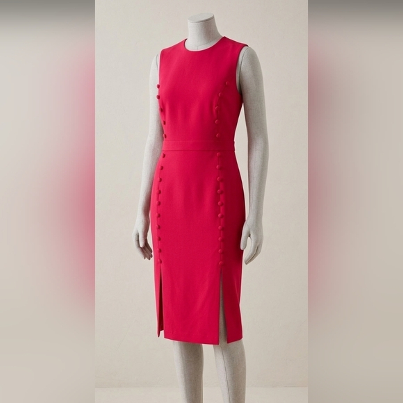 Calvin Klein Dresses & Skirts - Elegant Red Sleeveless Dress